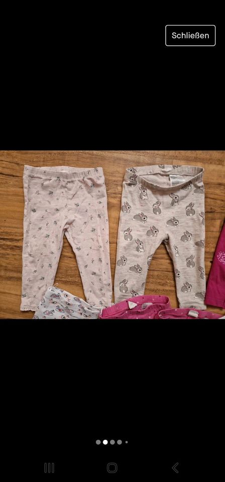 Leggings Leggins Hosen paket Set 74 12 Stück in Edertal