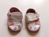 Kid: Baby Lederpuschen, Schuhe Leder weiß Herzen Gr. 20 Dresden - Gruna Vorschau