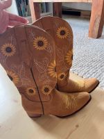 Cowboyboots Cowboystiefel 41, Sonnenblumen Schleswig-Holstein - Tetenbüll Vorschau