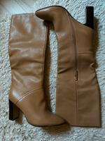 Beige ♥️ Echtleder Stiefel Hessen - Gelnhausen Vorschau