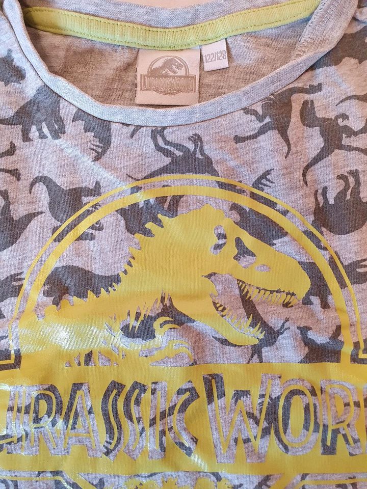 T-Shirt Set Gr 122 128 H&M Krümelmonster Jurassic World in Heideck