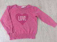 Pullover pink mit Herz Love - Größe 86/92 - impidimpi Baden-Württemberg - Wolpertswende Vorschau