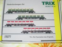 Spur N Minitrix Niederbordwagenset Nr. 15071 Bayern - Olching Vorschau