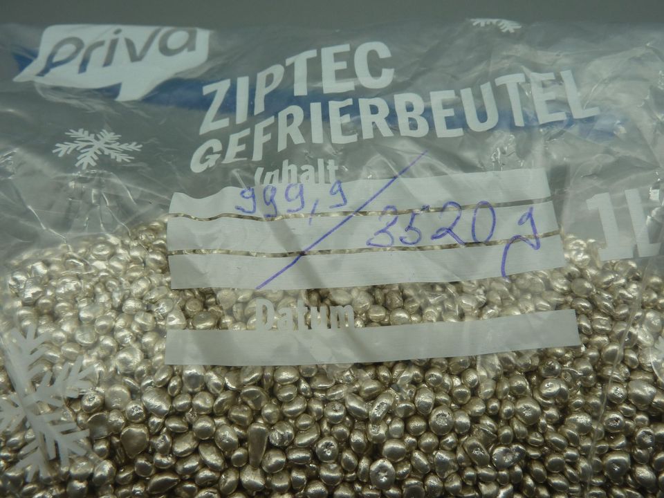 500g 1000 Silber Feinsilber Granulat Nugget 10 Kg vorhanden in Lage