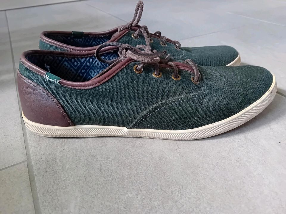 Keds Herrensneaker grün braun Gr. 40,5 in Weingarten