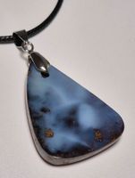 Wunderschöner blauer Boulder Opal Anhänger mit Kette 46.ct. Bayern - Kempten Vorschau