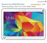 Tablet Samsung Galaxy Tab 4 inklusive Ladekabel Hessen - Kassel Vorschau