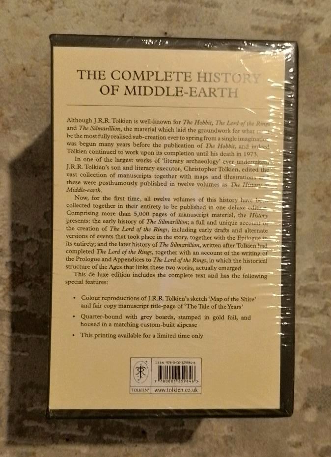 The Complete History of Middle-earth Christopher Tolkien Box neu in Hamburg