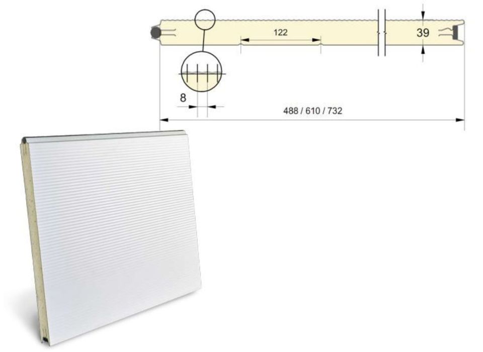 Eratzsektionen für Industietore, Ersatzsegment, Paneele in Rheda-Wiedenbrück