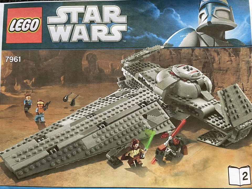 Lego Star Wars Darth Mauls Sith Infiltrator 7961, 100%ig komplett in Bibertal