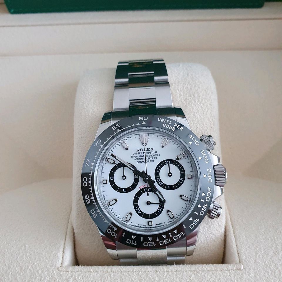 Rolex Daytona neu weißes Ziffernblatt in Darmstadt