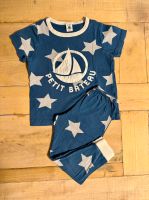 Schlafanzug kurz Petit Bateau Gr. 98/104 blau/weiß Bayern - Dorfen Vorschau