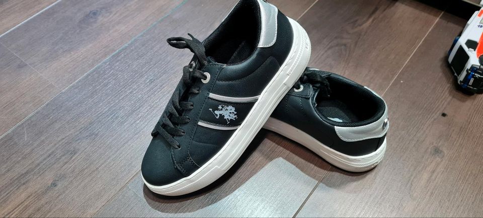 US polo Assn plateau sneaker gr. 38 schwarz weiss Ralph lauren tu in Gerolsheim