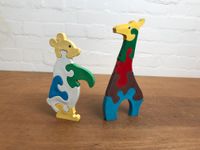 2 60er ANTONIO VITALI ? Stand Up Puzzle Kunststoff Giraffe Jigsaw Altona - Hamburg Bahrenfeld Vorschau