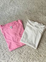 ⭐️2 Stück⭐️ T-Shirt Shirt weiß und pink Größe 128 Schleswig-Holstein - Bornhöved Vorschau