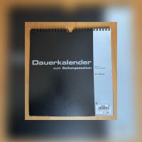 Kalender Dauerkalender Basteln Selbstgestalten 23x24 cm schwarz Niedersachsen - Emtinghausen Vorschau