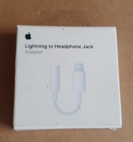 Original Apple Lightning Kopfhörer Adapter 3,5 Klinke iPhone Schleswig-Holstein - Schaalby Vorschau