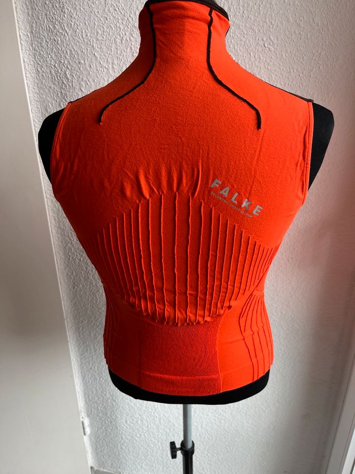 Ärmellose  Weste  Damen Falke Ergonomic Sport System Gr.S orange in Freiburg im Breisgau