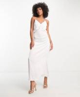 Vila Satin Kleid 38 Neu weiß Eimsbüttel - Hamburg Stellingen Vorschau