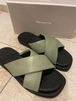 Tamaris Pantoletten Sandalen Leder Größe 40 ungetragen Bayern - Waldkirchen Vorschau
