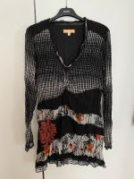 Biba Kleid Oberteil Größe 38 M Blume schwarz weiß orange Düsseldorf - Oberbilk Vorschau