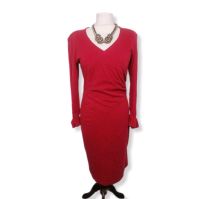 Vintage Designer Madeleine 80's Woll Kleid Gr. 36 Jersey rot edel Rheinland-Pfalz - Mainz Vorschau