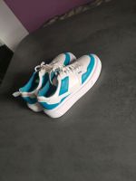 Topshop chunky sneaker 40 weiß blau 1x getragen München - Au-Haidhausen Vorschau