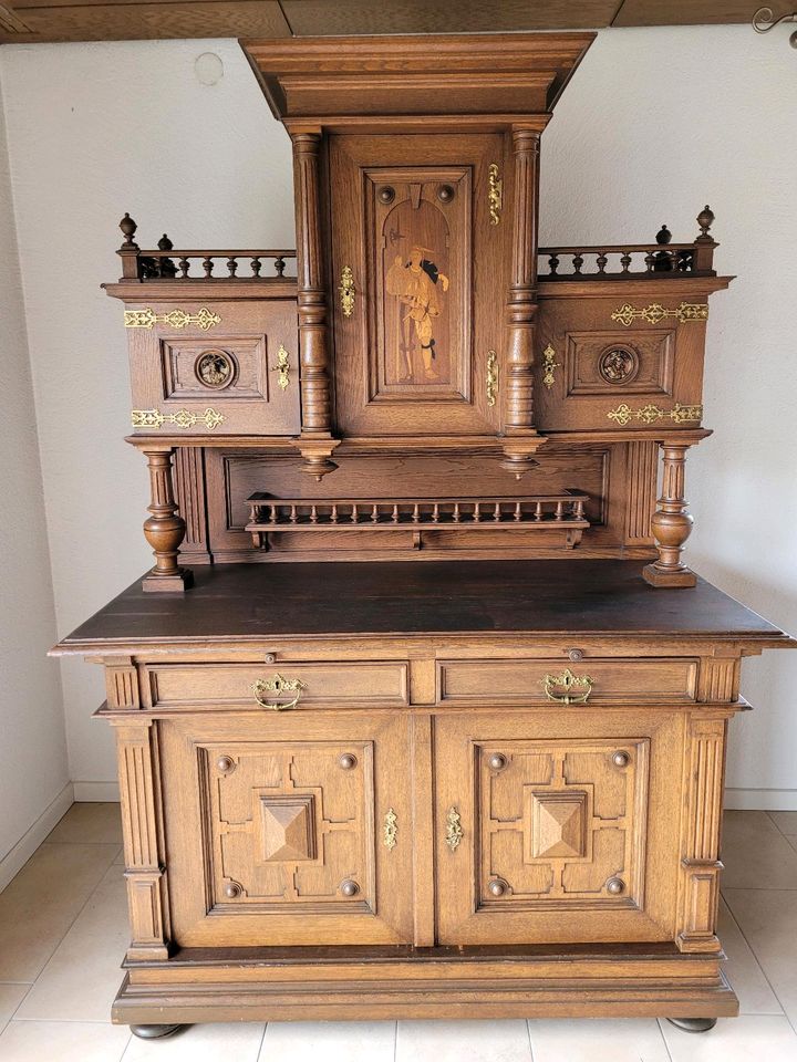 Schrank Buffet Anrichte Antik Gründerzeit Jugendstil Antiquität in Homburg