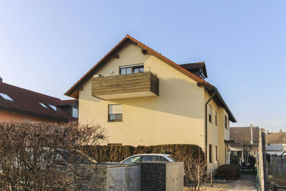 Sehr gepflegte 2-Zi.-Whg. mit Süd-Balkon und Stellplatz in ruhiger Lage in Ingolstadt