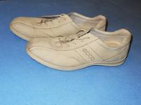 Damen Schnürschuhe beige ecco Gr. 41, Rauhleder Niedersachsen - Wiesmoor Vorschau
