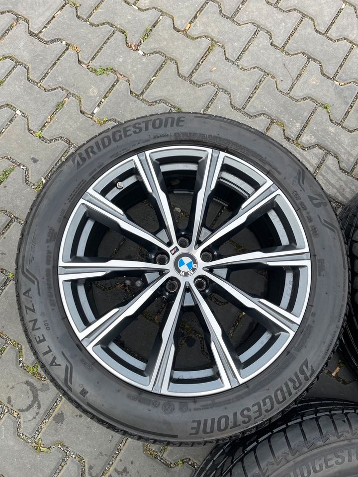 ☀️ ☀️ ☀️ 6,3mm Reifen Bridgestone RFT Runflat BMW M740 20 Zoll X5 G05 X6 G06 LCI RDCi Felgen Facelift Sommer Sommerräder Sommerkompletträder in Bottrop