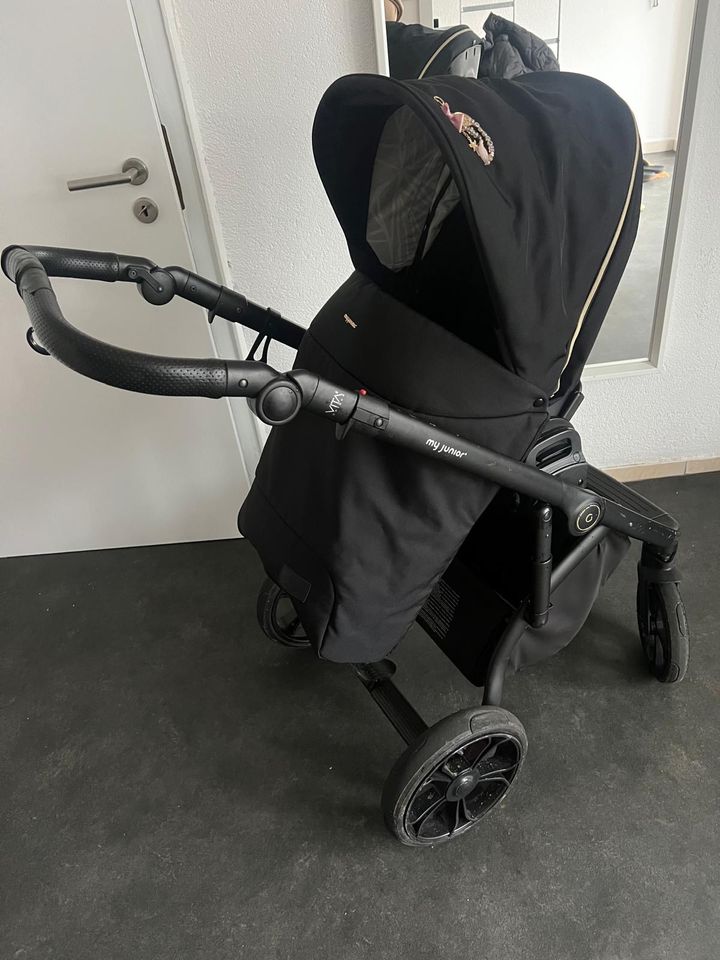 Kinderwagen mit babyschale/wanne/sportsitz in Schmelz