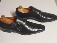 SANTONI Herren Doppelmonks Schwarz 71/2 ca.41 Luxus Lederschuhe Hessen - Hungen Vorschau