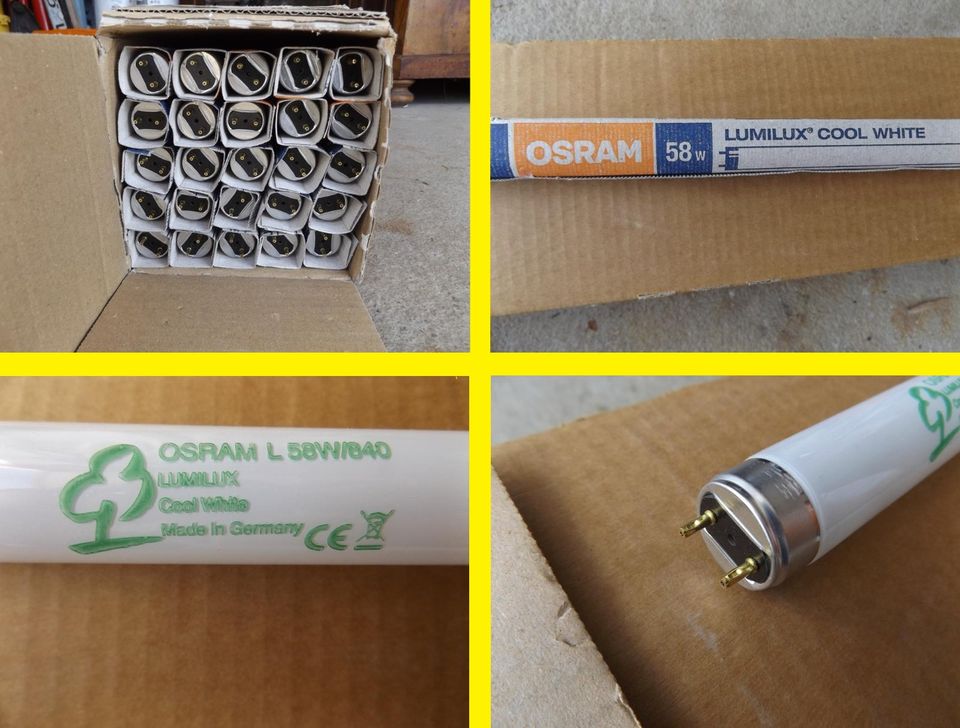 Osram Lumilux CoolWhite L58W / 840 1,5 Meter T26 NEU OVP in Freiburg im Breisgau