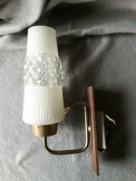 Wandlampe Glas Holz 60er Jahre Vintage Niedersachsen - Hildesheim Vorschau