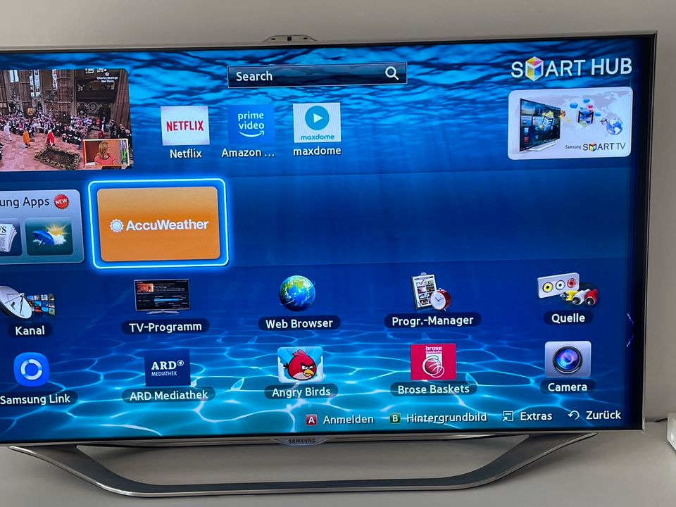 Samsung UE46ES8090SXZG TV LED 800 Hz Clear Motion in Elsenfeld