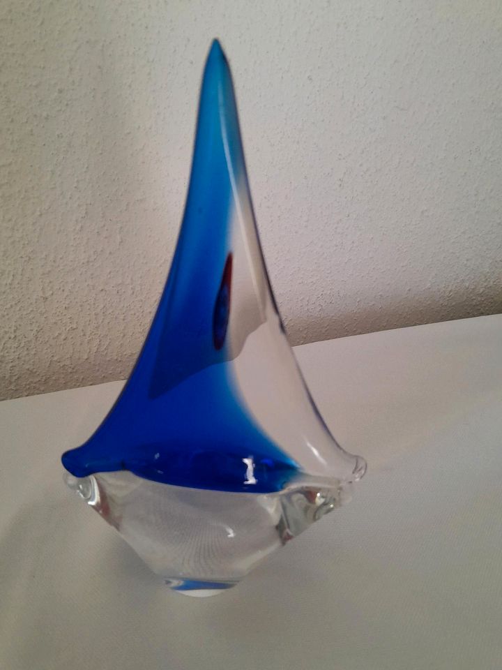 Murano Glas Segelschiff in Bobitz