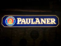 Beleuchtete Paulaner-Werbung München - Sendling Vorschau