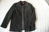 Velours-Lederjacke schwarz ungetragen mit leichtem Steppfutter Hemelingen - Hastedt Vorschau