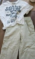 Bershka Set: Cargohose Jeans Gr 34 + Tshirt XS * top Bayern - Traunreut Vorschau