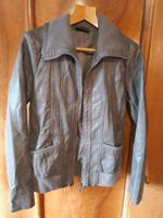 Kunstlederjacke Gr. 36 grau janina Bayern - Bad Bocklet Vorschau