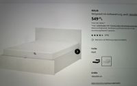 IKEA Malm Bettgestell mit Aufbewahrung 160x200 weiß Lattenrost Berlin - Schöneberg Vorschau