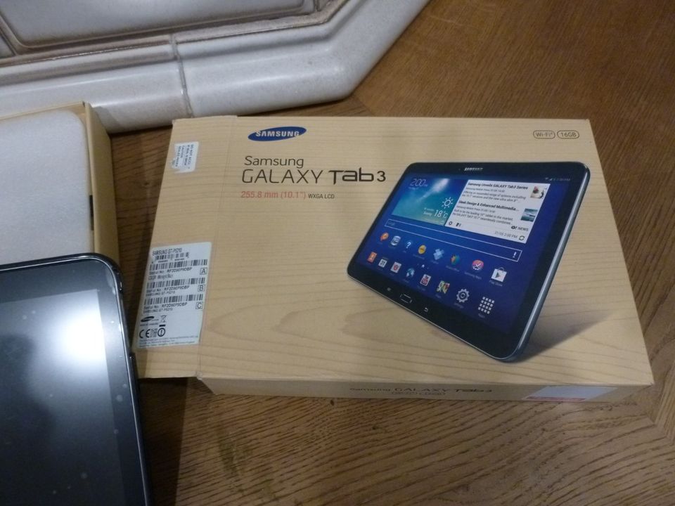 Samsung Galaxy Tab3 GT-P5210 schwarz 10,1" in Vogtsburg