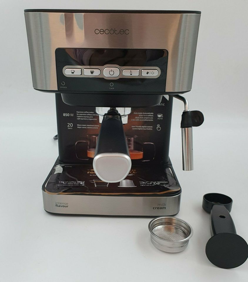 Cecotec Espresso Power Maschine 20 Matic Kaffeemaschine 60€* in Vettweiß