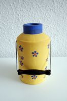 Milchkanne, Blumendekor, Henkel + Holzgriff, 80/90er, Vintage! Altona - Hamburg Osdorf Vorschau