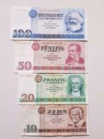 10 bis 100 Mark der DDR Original alte Geld Scheine Sachsen - Mügeln Vorschau