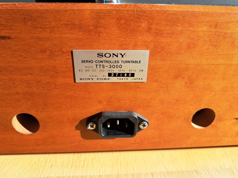 SONY TTS 3000 Laufwerk mit PUA 286 Tonarm in Witten