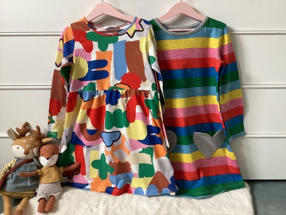 Mini Boden Kleid Herztaschen Regenbogen ❤️ H&M Kleid ab in Waldkirch