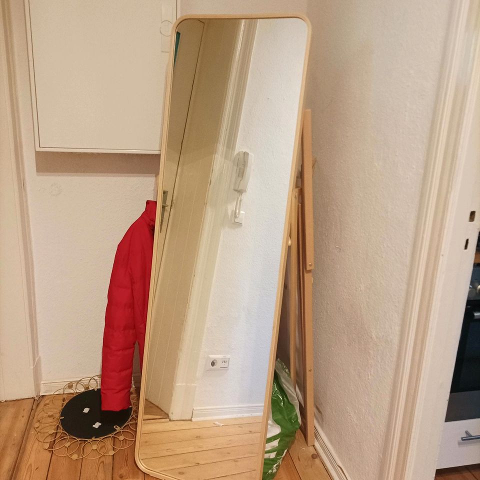 Ikea Standing Mirror /Standspiegel, Esche, 52x167 cm in Berlin