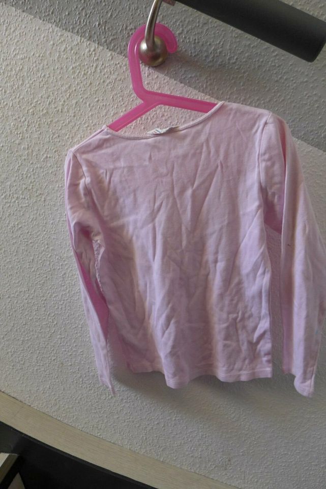 Größe 122 / 128, H & M - Pulli, Shirt, Unterziehpulli, rosa, Mädc in Taunusstein